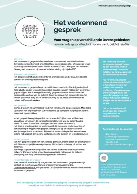 Flyer huisartsen